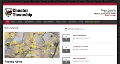 Desktop Screenshot of chestertownship.org